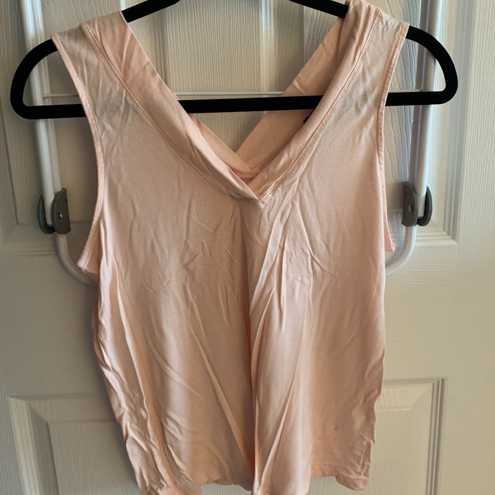 Pink Sleeveless Blouse